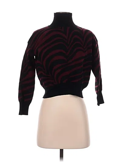 Pre-owned Marni Wool Pullover Sweater In Burgundy