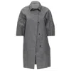 Marni Wool Rounded Sleeve Coat In Grey