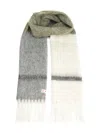 Marni Striped Alpaca Scarf Scarves And Foulards Grey