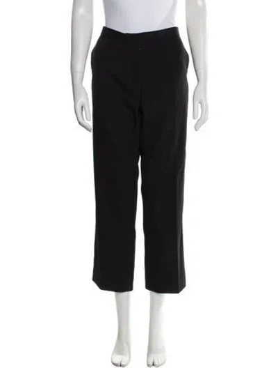 Pre-owned Marni Wool Straight Leg Pants In Black
