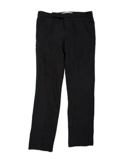 Pre-owned Marni Wool Straight Leg Pants In Black