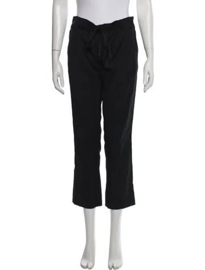 Pre-owned Marni Wool Straight Leg Pants In Black