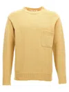 Marni Men Wool Sweater In Yellow