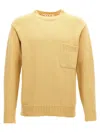 Marni Men Wool Sweater In Yellow
