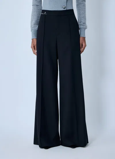 Marni Wool Tailored Pants In Blue