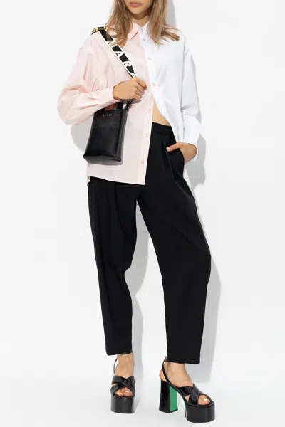 Marni Tapered Trousers In Black