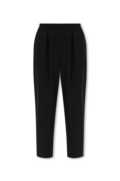 Marni Wool Trousers In Nero