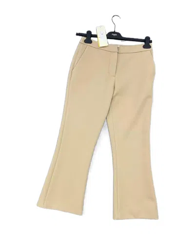 Marni Wool Trumpet Casual Pants In Nude