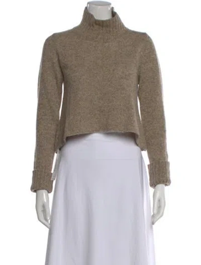 Pre-owned Marni Wool Turtleneck Sweater In Neutral