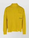 Marni Mustard Virgin Wool Turtleneck Sweater In Yellow