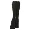 Marni Wool Twill Mid Waist Flared Dress Pants In Black