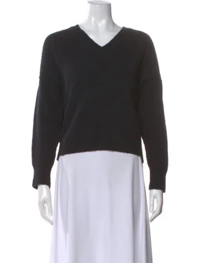 Pre-owned Marni Wool V-neck Sweater In Gray