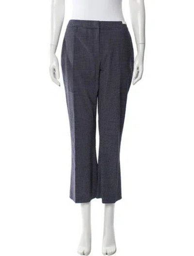 Pre-owned Marni Wool Wide Leg Pants In Blue