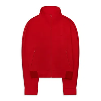 Marni Wool Zip Up Jacket Red