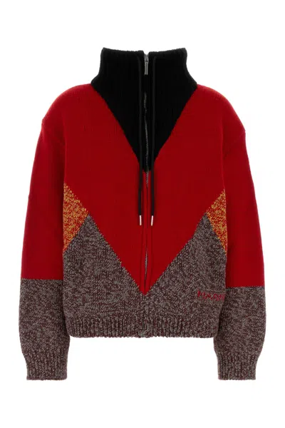 Marni Wool-blend Cardigan In Multi