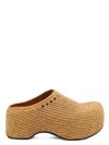 Marni Stylish Mules With Open Back And Platform In Brown