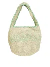 Marni Woven Design Shoulder Bag With Braided Handle In Neutral