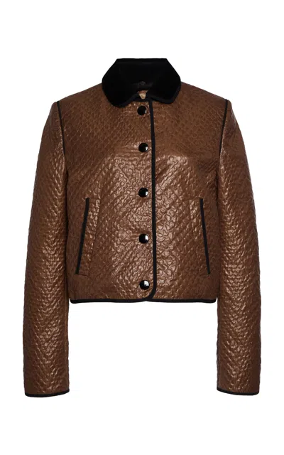 Marni Woven Jacket In Black