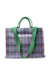 Marni Woven Shopping Tote Bag In Multi