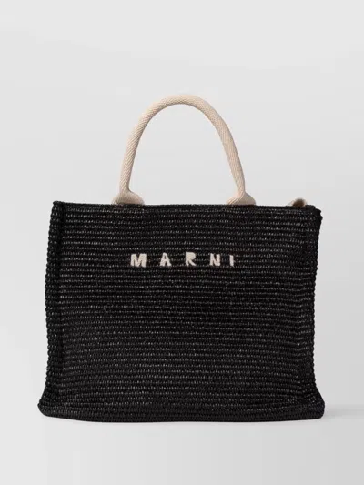 Marni Woven Texture Small Tote Bag