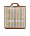 Marni Woven Tote Bag In Multicolor
