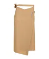 Marni Wrap Skirt Skirts Beige In Beige