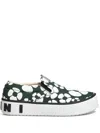 Marni X Carhartt Floral Print Slip On