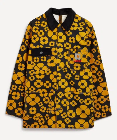 Marni X Carhartt Wip Women's Yellow Oversized Floral Jacket