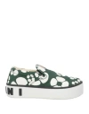 Marni X Carhartt Work In Progress Woman Sneakers Green Size 8 Textile Fibers