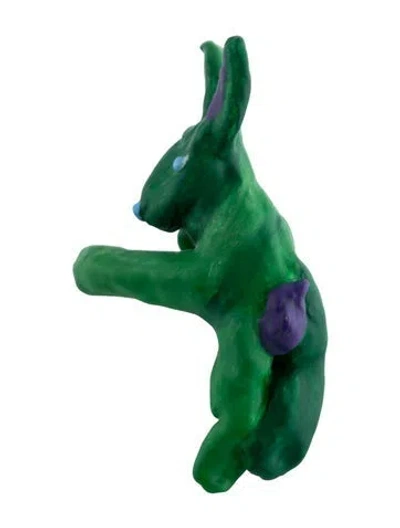 Pre-owned Marni X Flaminia Veronesi Resin Rabbit Cocktail Ring In Multicolor