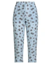 Marni X Frank Navin Woman Pants Sky Blue Size 8 Silk