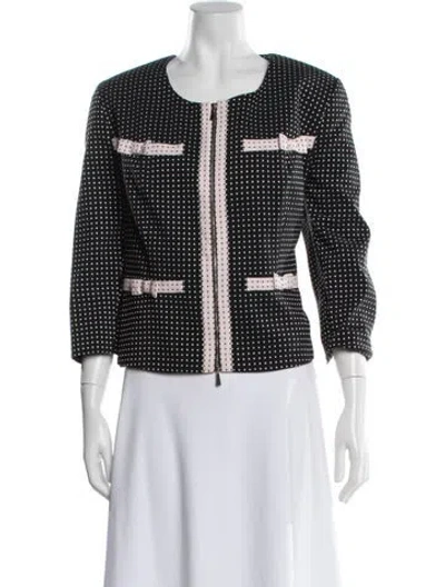 Pre-owned Marni X Maria Magdalena Suarez Polka Dot Print Jacket W/ Tags In Black