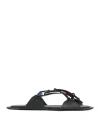 Marni X No Vacancy Inn Man Sandals Black Size 9 Leather