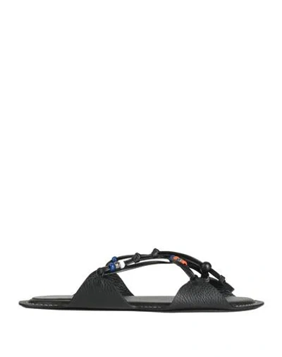 Marni X No Vacancy Inn Man Sandals Black Size 9 Leather