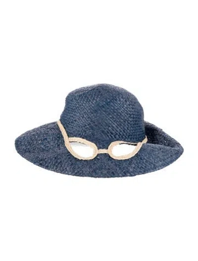 Pre-owned Marni X No Vacancy Inn Straw Sun Hat
