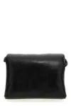 Marni Black Leather Mini Prisma Clutch