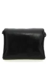 Marni Prisma Small Leather Shoulder Bag In Black