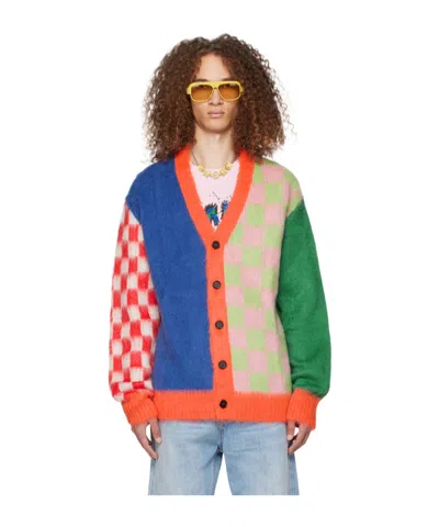 MARNI Y-NECK LONG-SLEEVED SWEATER