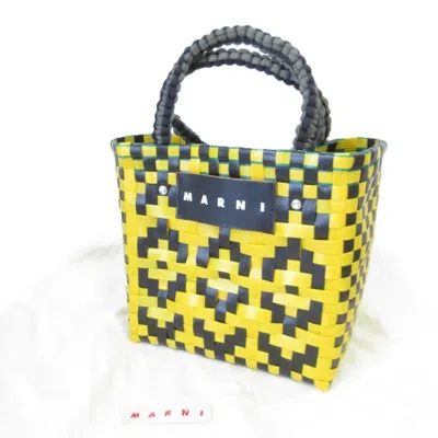 Pre-owned Marni Yellow Handbag () In Multi