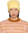 Marni Yellow Mohair Beanie In 00y33 Pineapple