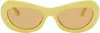 Marni Yellow Retrosuperfuture Edition Field Of Rushes Sunglasses In Yellow