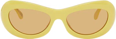 Marni Yellow Retrosuperfuture Edition Field Of Rushes Sunglasses