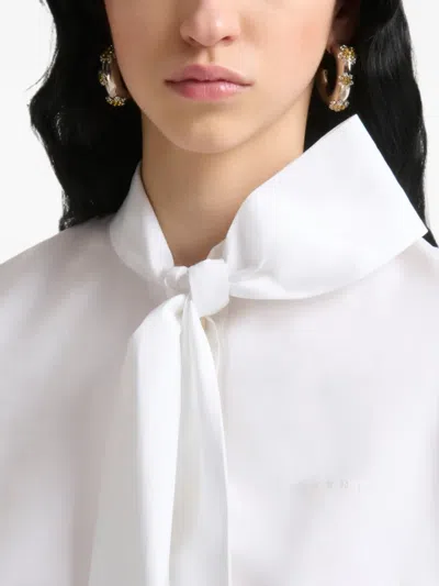 Marni Yellow Rhinestone-daisy Hoop Earrings In Gold