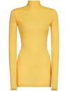 Marni Fine-knit Virgin-wool Jumper In Yellow