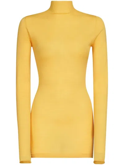 MARNI YELLOW WOOL SWEATER