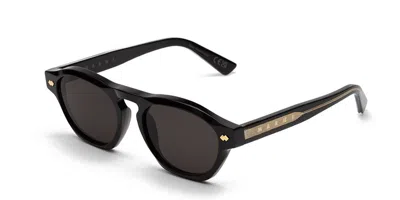 Marni Yunari Black Ngr Men's Sunglasses Black Size 50