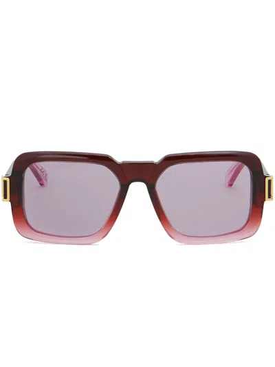Marni Zamalek Square-frame Sunglasses In Red