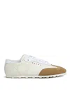 Marni Smooth Polyamide Sneakers With Suede Accents In Multi