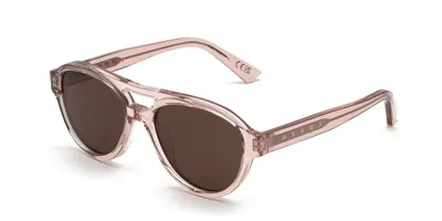 Marni Zeanou Dusty Pink 8zt Men's Sunglasses Pink Size 53 In Transparent Dusty Pink