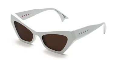 Marni Zelaryth White 4kw Men's Sunglasses White Size 58